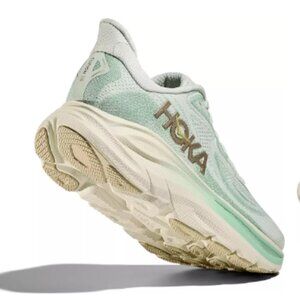 HOKA! HOKA Women's Clifton 10 Running Shoes-Color: Seafoam/Green